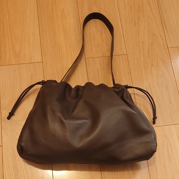 COS Cavatelli Clutch Bag In Brown - Picture 4 of 14